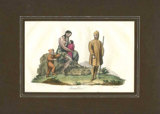 Гравюра «Чукчи». [Нач. XIX в.].